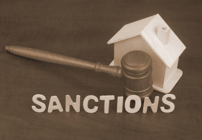 sanction agent commercial immobilier